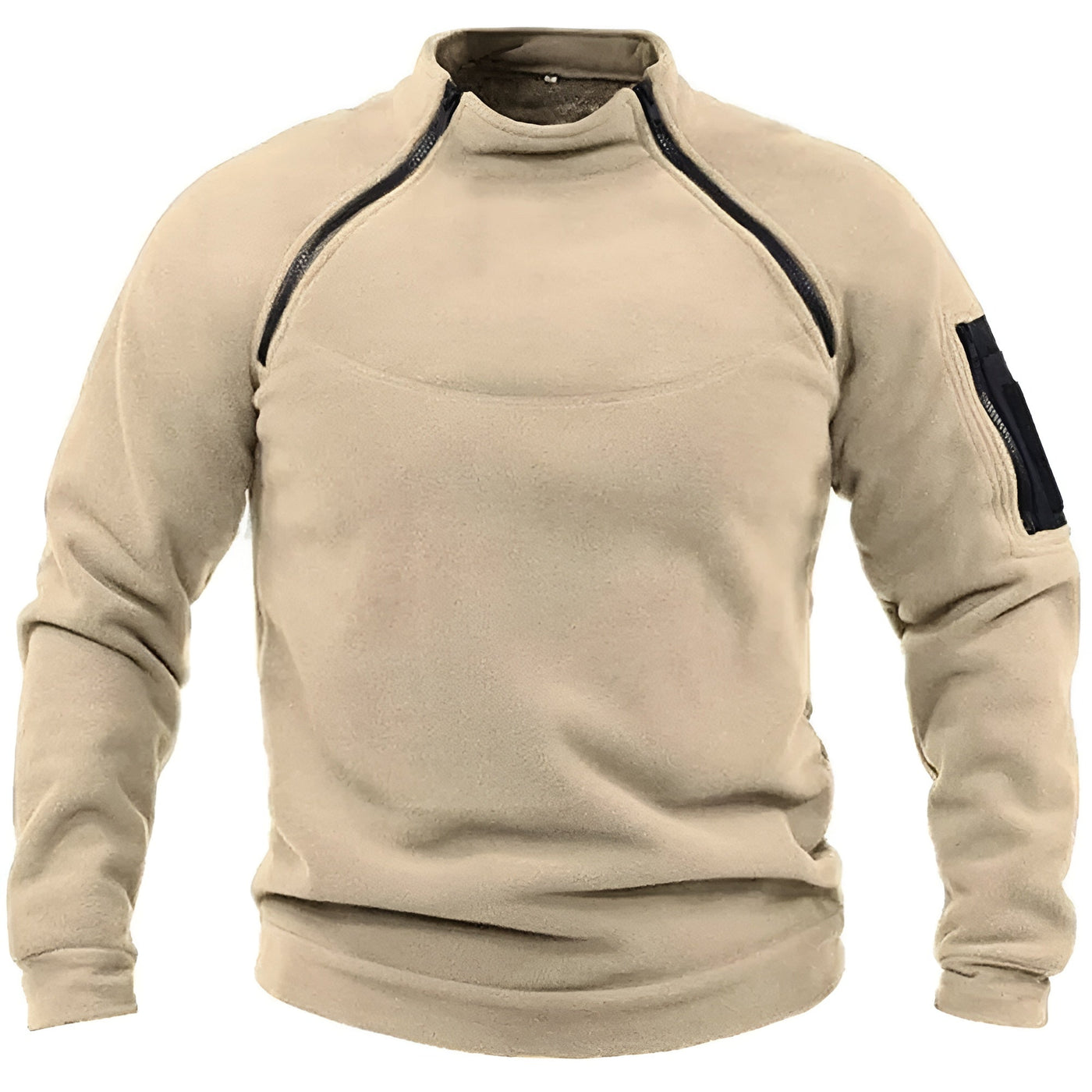 Felix™ | Military Zipper Heren Trui