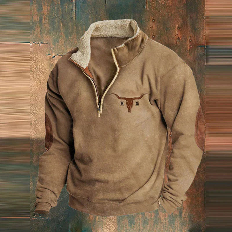 Loek Zip-Up Pullover Voor Mannen