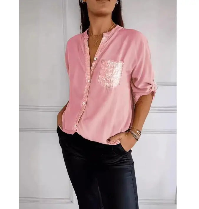 Lisa's Luxe V-Hals Top