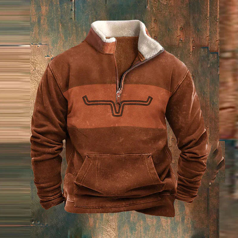 Loek Zip-Up Pullover Voor Mannen