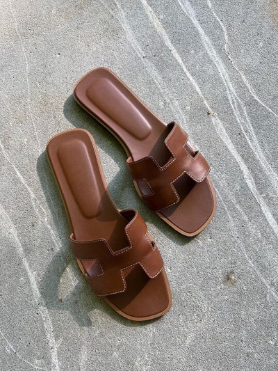 Lisa™  - Platte Instapsandalen